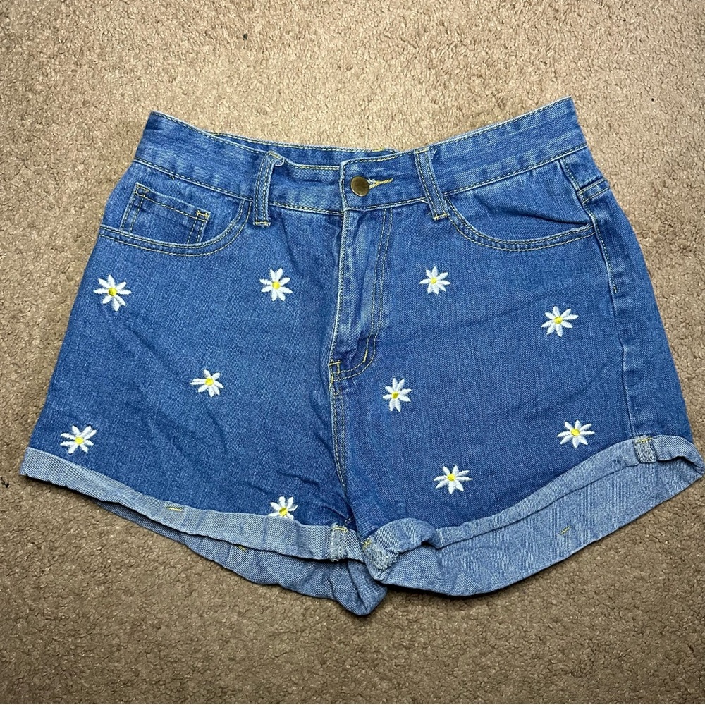 Daisy Denim Shorts